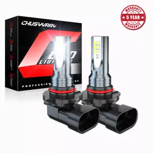 For Ford Explorer 2016-2018 2019 9005 9145 9140 White LED Fog Light Bulbs Kit - Foto 1 di 11