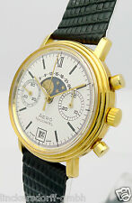 AERO NEUCHATEL doublè Mens Chronograph with Moon Phase-approx. 1980er years