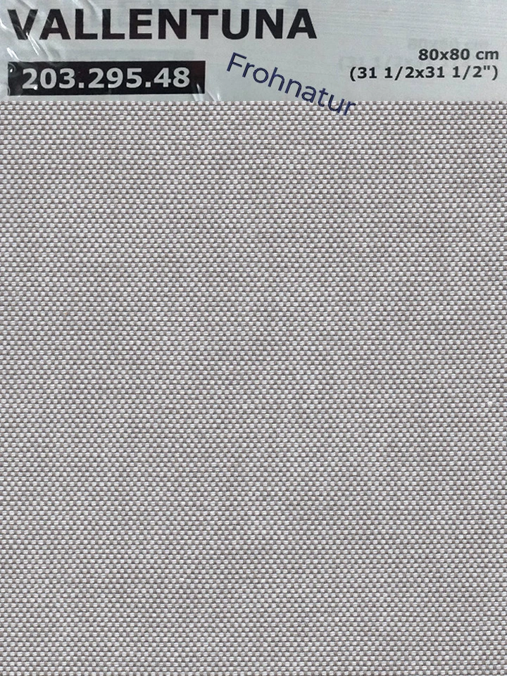 Ikea VALLENTUNA Bezug für Rückenlehne 80x80 Orrsta hellgrau NEU OVP 203.295.48 - Bild 1 von 1