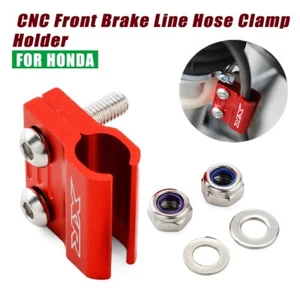 For HONDA XR 650L/R 600R 400R 250R/L 190L CNC Front Brake Line Hose Clamp Holder - Bild 1 von 24