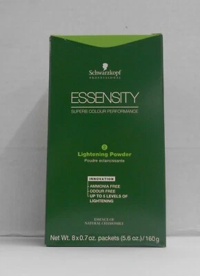 SCHWARZKOPF ESSENSITY Ammonia Free LIGHTENING POWDER ~ BOX of 8 x 0.7 packets!! - Image 1 of 4