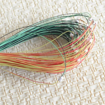 10 x wired SMD LEDs #3528 for searchlight signal fit my special target faces #28 - Image 1 of 4