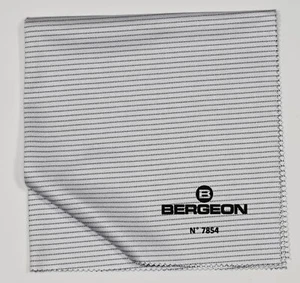 Bergeon Watch Static Removing Cloth Antistatic Microfiber Electric Discharge - Picture 1 of 2