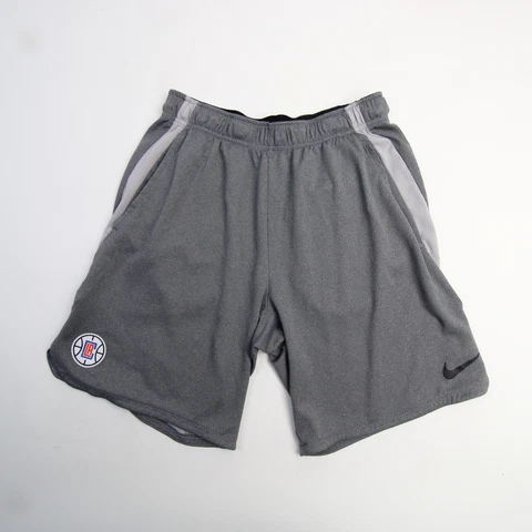 Los Angeles Clippers Nike Dri-Fit Athletic Shorts Men's Gray Used Cover