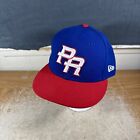 New Era Puerto Rico World Baseball Classic Fitted Hat 7 3/4 Blue Red