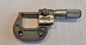 Micrometro esterno Digit 0-1" .0001 punte in carburo macchinista piastra mancante - Foto 1 di 7