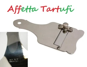TAGLIA AFFETTA TARTUFO FORMAGGIO TARTUFI CON REGOLATORE INOX PROF MADE IN ITALY - Foto 1 di 2