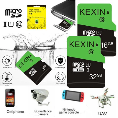 VENTA AL POR MAYOR 8 GB 16 GB 32 GB Tarjeta Micro SD TF Clase 10 Teléfono Cámara Tarjeta de Memoria Foto 1 de 4