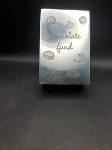 Vintage Bank Collectible Bombay Duck London Silver Cast Aluminum Chocolate Fund - Picture 1 of 4