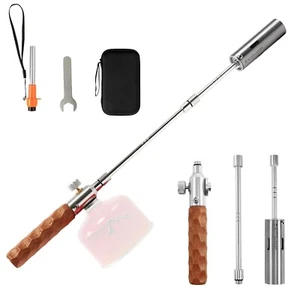 Blow Torch Flamethrower Burner Hand Ignition Camping Welding for Cooking, BBQ - Picture 1 of 7