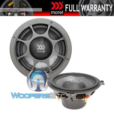 MOREL VIRTUS MW5 5.25" CAR 5 1/4" AUDIO 4 OHM 300W MAX MID WOOFERS SPEAKERS NEW - Image 1 of 4