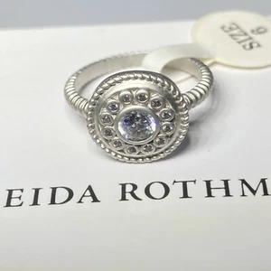 Freida Rothman Mate Ring Sterlingsilber 925 CZ Größe 6 Neu - Bild 1 von 16
