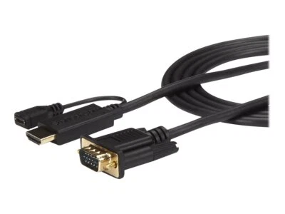 HDMI auf VGA Konverter Kabel - 1,8m aktiv - Mikro-USB Buchse - Bild 1 von 3