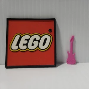 LEGO Electric Guitar DARK PINK (x1) 11640 Figure Accessory NEW REPLACEMENT PART - Picture 1 of 4