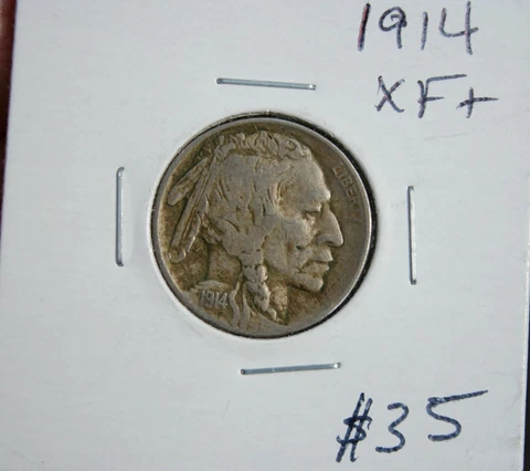 * 1914 Buffalo Nickel XF Details Nice “Eye Appeal”!!! Cover