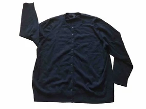 Torrid Cardigan Crew Neck Women Sweater Size 3 Black Button Up Preppy Stretch - Picture 1 of 12