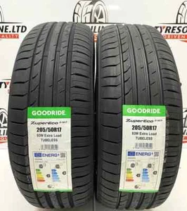2 X 205 50 17 GOODRIDE 205/50R17 93W XL BRAND NEW TYRES HIGH QUALITY C B LABELS - Picture 1 of 4