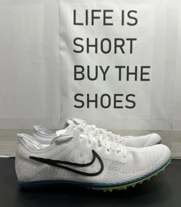 Nike Zoom Mamba 6 White Black Spruce Spikes DR2733-102 Men's Size 6.5 - Picture 1 of 10