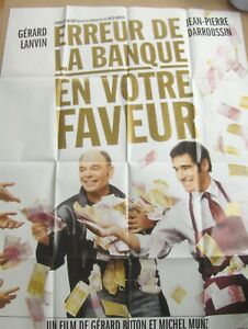 affiche de cinéma : " Erreur de la Banque en votre faveur"