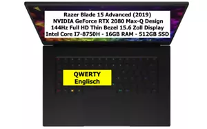 💻 Razer Blade 15 Advanced 2019 | 144Hz FHD | RTX2080 Max i7 8th 16-512 ✅Händler - Bild 1 von 24