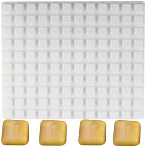 120 Cavity Mini Square Silicone Candy Chocolate Molds For Caramels Gummy Hard... - Picture 1 of 8