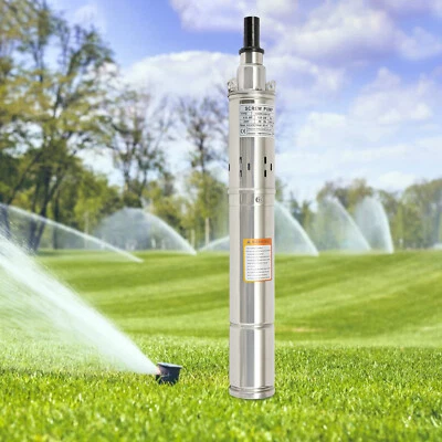 MARKENLOS Brunnenpumpe Tiefbrunnenpumpe 3 Zoll Sandverträglich 250W 1600 L/h Pumpe DHL