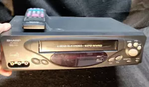 GRABADORA DE CASETE DE VIDEO NÍTIDA VC-H813 VHS HQ 4 CABEZALES ESTÉREO DE ALTA FIDELIDAD CON CONTROL REMOTO FUNCIONA - Imagen 1 de 8