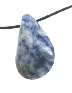 Lebensstein gebohrt 3 cm Sodalith Feldspat - Bild 1 von 2