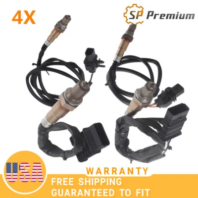 4PCS O2 Lambda Oxygen Sensors Upstream &Downstream For BMW 530i 2012 3.0 X3 2.5L - Изображение 1 из 4