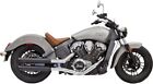 Bassani Exhaust Silencers For Indian Scout 69 ABS 2017-2022 Black