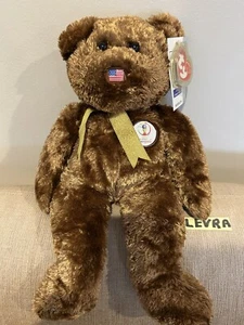 USA CHAMPION Soccer Ty Beanie Buddy Buddies bear 12" - 13" - Picture 1 of 2