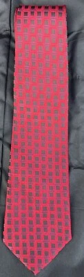 Corbata de seda italiana Armani para hombre ¡roja afilada!! Foto 1 de 2
