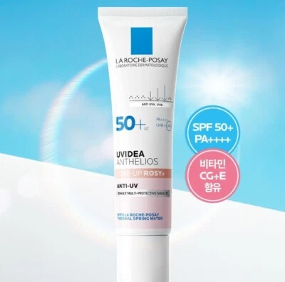 LA ROCHE-POSAY UVidea Anthelios Tone-Up Rosy+ Glow 30 ml (2025 S/S Renovación) Foto 1 de 2