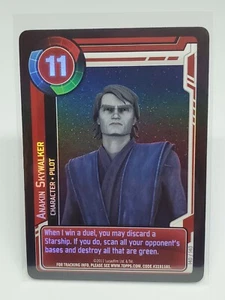 Anakin Skywalker 2011 Star Wars Topps Clone Wars Adventures TCG Red Rare Foil - Picture 1 of 1
