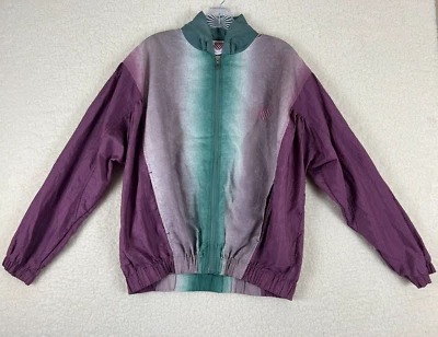 K-Swiss Windbreaker Mens Medium Zip Up Tie Dye Jacket 90s Y2K - Image 1 of 4