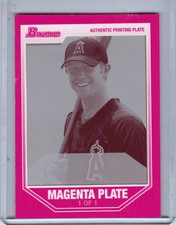 2007 Bowman Draft Draft Picks TREVOR PIPPIN Magenta Printing Plate 1/1  (B4003)