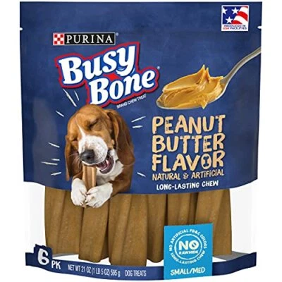 Bone Made in USA Facilities Long Lasting Small/Medium Breed Adult Dog Chews P... - Image 1 of 4