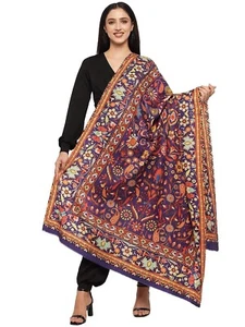 Women's kalamkari printed design Bamboo Scarf, Casual Shawls, Stoles, Wrap - Picture 1 of 4