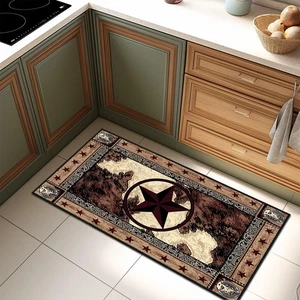 Western Runner Tappeto 2x4 Tappeti per Ingresso,Texas Star Tappeto Cucina Vintage Washa... - Foto 1 di 6