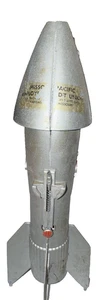 Vtg 50s Astro Mfg ROCKET SPACE SHIP Mechanical BANK, Believe Works - Picture 1 of 3