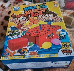 Balloon Burst Bursting Box Roulette Game Fun Party Game Multiplayer Kids 8+ Gift - Picture 1 of 2