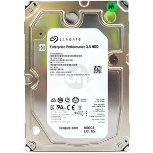 Server 4TB Seagate HDD SAS-3 LFF Hard Drive 4Kn Advanced Format 12G ST4000NM0031 - Afbeelding 1 van 4