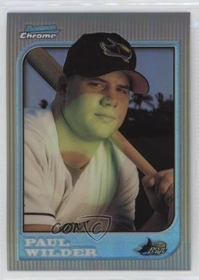 1997 Bowman Chrome Refractor Paul Wilder #165 Rookie RC - Image 1 of 2