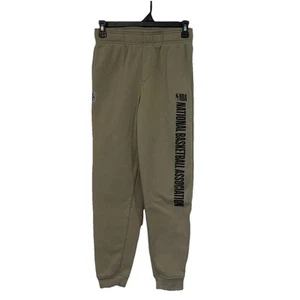NBA Fleece Joggers Sweatpants Youth 14-16 Green Logo Basketball Sports Lounge - Picture 1 of 12
