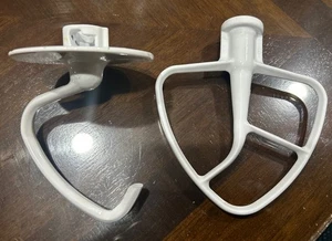 KitchenAid Dough Hook & Beater Attachments Set Free Ship - Picture 1 of 4