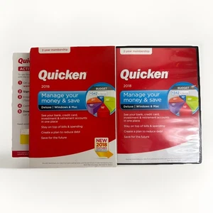 Quicken Organize Your Money 2018 Starter Version Windows Mac + Product Key Code - Picture 1 of 6
