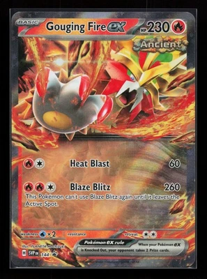 Gouging Fire ex 144 Promo SV: Scarlet & Violet Promo Cards Pokémon Card - Image 1 of 2