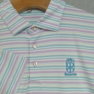 Peter Millar Golf Polo Herren L 1897 Stretch Multistripe Bellerive Country Club  - Bild 1 von 12