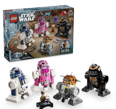 STAR WARS LEGO SET 75392 CREATIVE PLAY DROID BUILDER WITH 25TH YOUNG LEIA SEALED - Image 1 of 4
