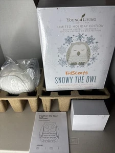 NEW YOUNG LIVING Snowy The Owl Diffuser Rare - Picture 1 of 8